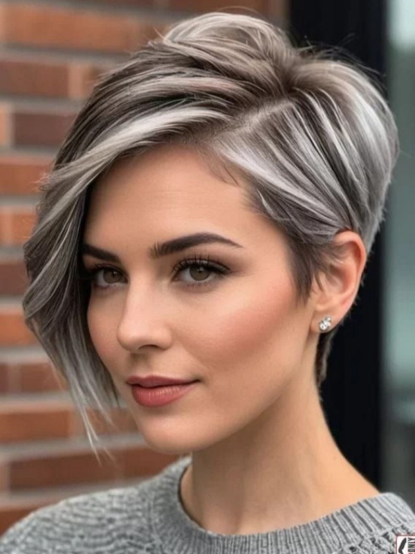 Kurze Spitzenperücken Ombre/2 Tone Ohne Pony Echthaarperücken