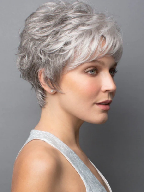 Fashion Wig Glatte 6" Kappenlose Synthetik Perücken
